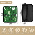 thumbnail image 3 of Hair Tools Travel Bag Heat-Resistant Curling Iron Organizer Bag with Detachable Heatproof Mat Travel Storage Case Green Halloween-themed Pattern, 3 of 8