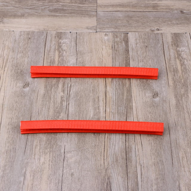 SKISUNO 2Set U-Shaped Rubber Skateboard Deck Guards Protector Red for Deck Edge Protector