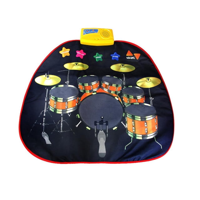 Niños Bailando Jazz Drum Music Mat Baby Enlightenment Music Learning Manta Iluminación Puzzle Juguete Multifuncional Yuarrent FN002320-00