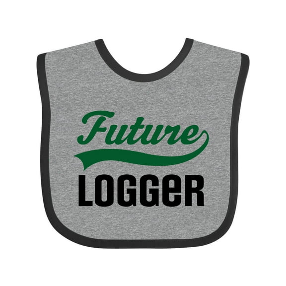 Inktastic Logging Future Logger Boys Baby Bib
