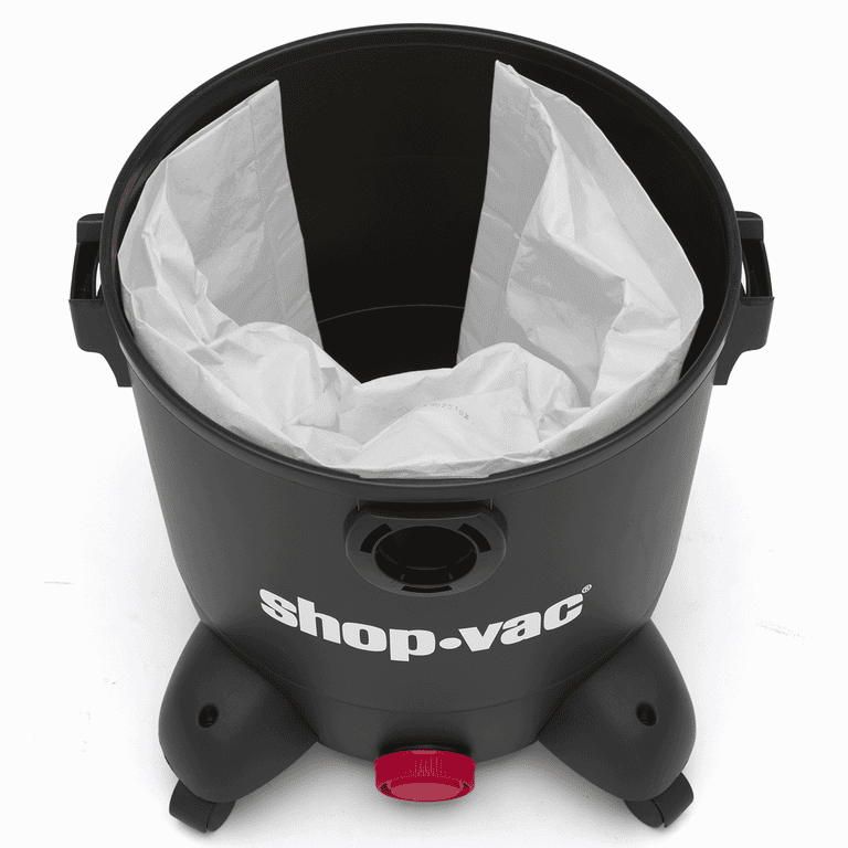 Shop-Vac Dry Vacuum, 5-8 Gallon Disposable Filter Bags, 3