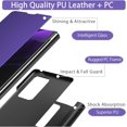 thumbnail image 2 of Compatible with Samsung Galaxy Z Fold 5 Mirror Case with kickstand Women,Elegant Flip Mirror PU Leather Hybrid Bumper Protective Clear Phone Case for Leather Samsung Galaxy Z Fold 5 Cases Purple, 2 of 14