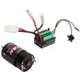 thumbnail image 1 of RC Moteur Brossé ESC, Roulements Étanches 65A Moteur Brossé ESC 550 Pièces de Voiture RC à Basse Température pour Modèle de Voiture Puissance de Modification 21T, 1 of 7