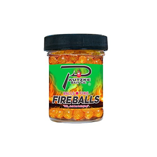 Pautzke Bait Fire Balls Trout Fishing Bait, Brown, 1.65 oz, 