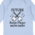thumbnail image 4 of Inktastic Future Banjo Player Like Daddy Boys or Girls Long Sleeve Baby Bodysuit, 4 of 5