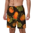 thumbnail image 2 of Haiem Orange Pumpkin Men'S Quick-Dry Swim Trunks: Comfortable Beach Shorts With Mesh Lining And Pockets - Ideal For Swimming And Sunbathing Xx-Large, 2 of 9