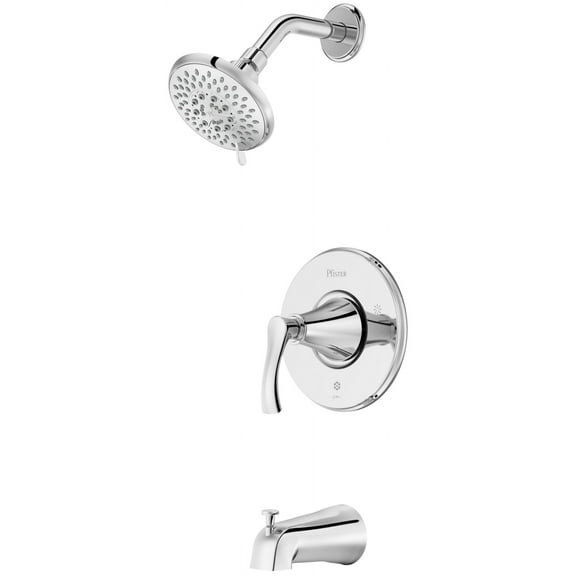 Pfister Lg89-8Wd Woodbury Tub And Shower Trim Package - Chrome