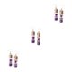 thumbnail image 3 of Pendientes colgantes Minnieouse para mujer joyería de compromiso color morado 1 par, 3 of 6
