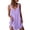 Purple, variant on Ekouaer Women's Satin Silk Nightgown V Neck Sexy Nightdress Tank Sleeveless Sleepshirt Lace Sleep Dress Nightwear