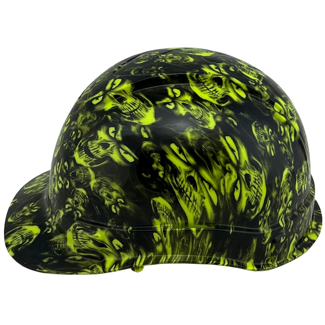 Hades Green Hydro Dipped Hard Hats Cap Style
