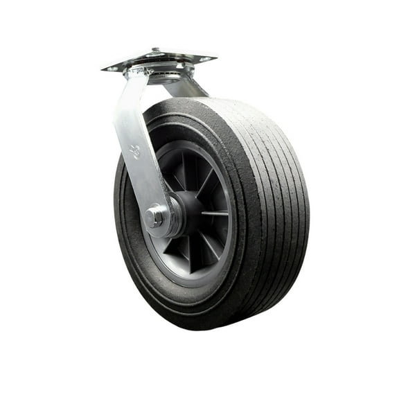 BBQ Smoker Grill Flat Free All Terrain 10 Inch Swivel Caster – Service Caster