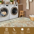 thumbnail image 3 of Garvee 5'x7' Vintage Medallion Area Rugs, Washable Oriental Rug Non-Slip Accent Rug Indoor Floral Print Carpets for Dining Room Living Room Office, Orange, 3 of 9