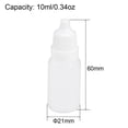 thumbnail image 4 of Botellas de gotero vacías de boca pequeña de plástico Uxcell 10ml/0.34oz 50 Contenido, 4 of 6