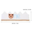 thumbnail image 2 of Bear One Birthday Crown 1st Birthday Party Hat Crown Cute Birthday Crown, 2 of 6