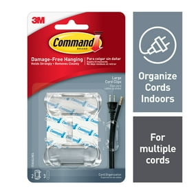 Command Outdoor Light Clips 16 Clips 20 Strips Pack