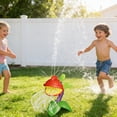 thumbnail image 2 of syligr Piranha Plant Sprinkler Toy, Outdoor Water Sprayer for Kids, Summer Garden Lawn Pool Splash Toy, Funny Flower Shaped Hose Nozzle, Baby Bath Tub Shower Fun, Summer Birthday Gift for Toddlers, 2 of 6
