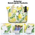 thumbnail image 2 of Tote Bag for Women - Lemon Shoulder Bag - Large Utility Work Duffle Bag with Zipper Handbag for Travel, Work, Sprots, 2 of 5