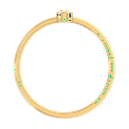 thumbnail image 2 of 0.04 Carat Bezel Set Diamond Solitaire Stackable Band in 10K Yellow Gold (SI1-SI2 Clarity) (Ring Size 9.5), 2 of 6