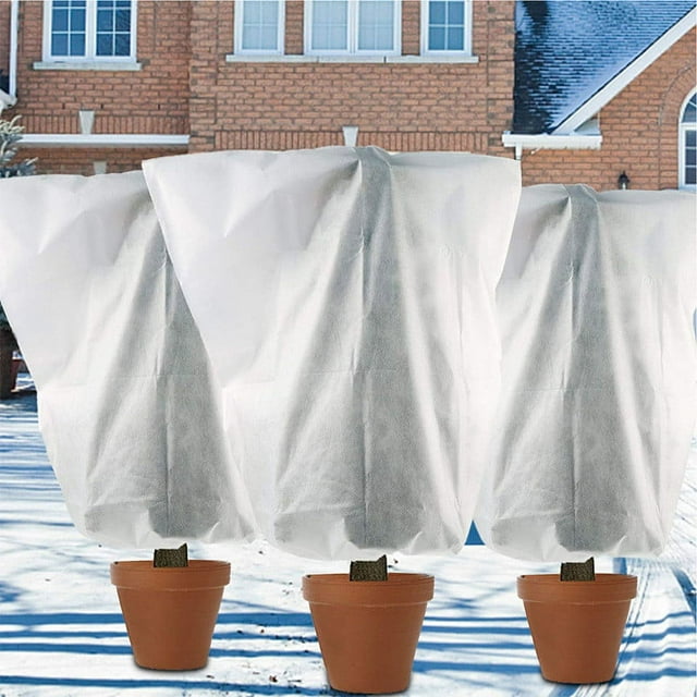 Fiudx Cobertor Flotante para Cultivos, Protección Contra Heladas y Mayor Rendimiento, Manta de Tela para Jardín, Potencia El Crecimiento de Melones y Tomates, Control de Viento E Insectos, 85 % de Tr