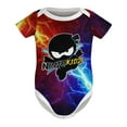 thumbnail image 6 of Ninja Kidz Baby Boy Girl Short Sleeve Rompers Bodysuit One Piece Jumpsuit Summer Outfit, 6 of 8