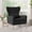 Black, variant on MOONMISS Velvet Accent Chair for Living Room, Modern Arm Chair with Pillow, Single Sofa Lounge Chair for Bedroom & Reading Room,Black