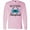 AD-Pink, variant on Baltimore Maryland Vacation Blue Crab Long Sleeve T-Shirt