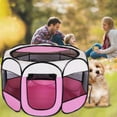 Portable Pet Playpen, Foldable Popup Dog Kennel Tent for Cat Puppy