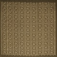 thumbnail image 1 of Ahgly Company Indoor Square Abstract Brown Contemporary Area Rugs, 6' Square, 1 of 4