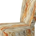 thumbnail image 4 of Designart "Dreamy Driftwood In The Tropics" Yellow Tropical Upholstered Accent Chair - Tropical Arm Chair For Living Room, 4 of 5