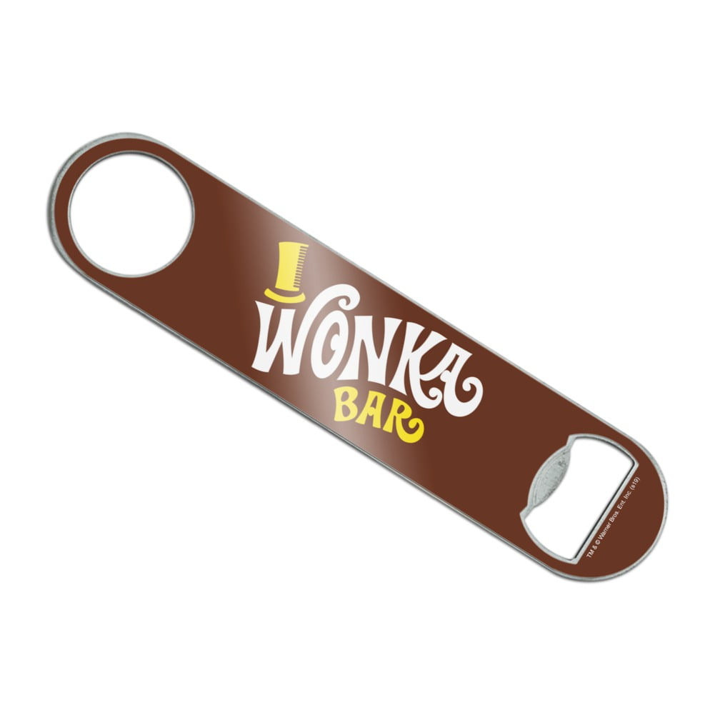 Willy Wonka and The Chocolate Factory Wonka Bar Logo Novelty Metal Vanity Tag License Plate Willy Wonka and The Chocolate Factory Wonka Bar Logo Novelty Metal Vanity Tag License Plate