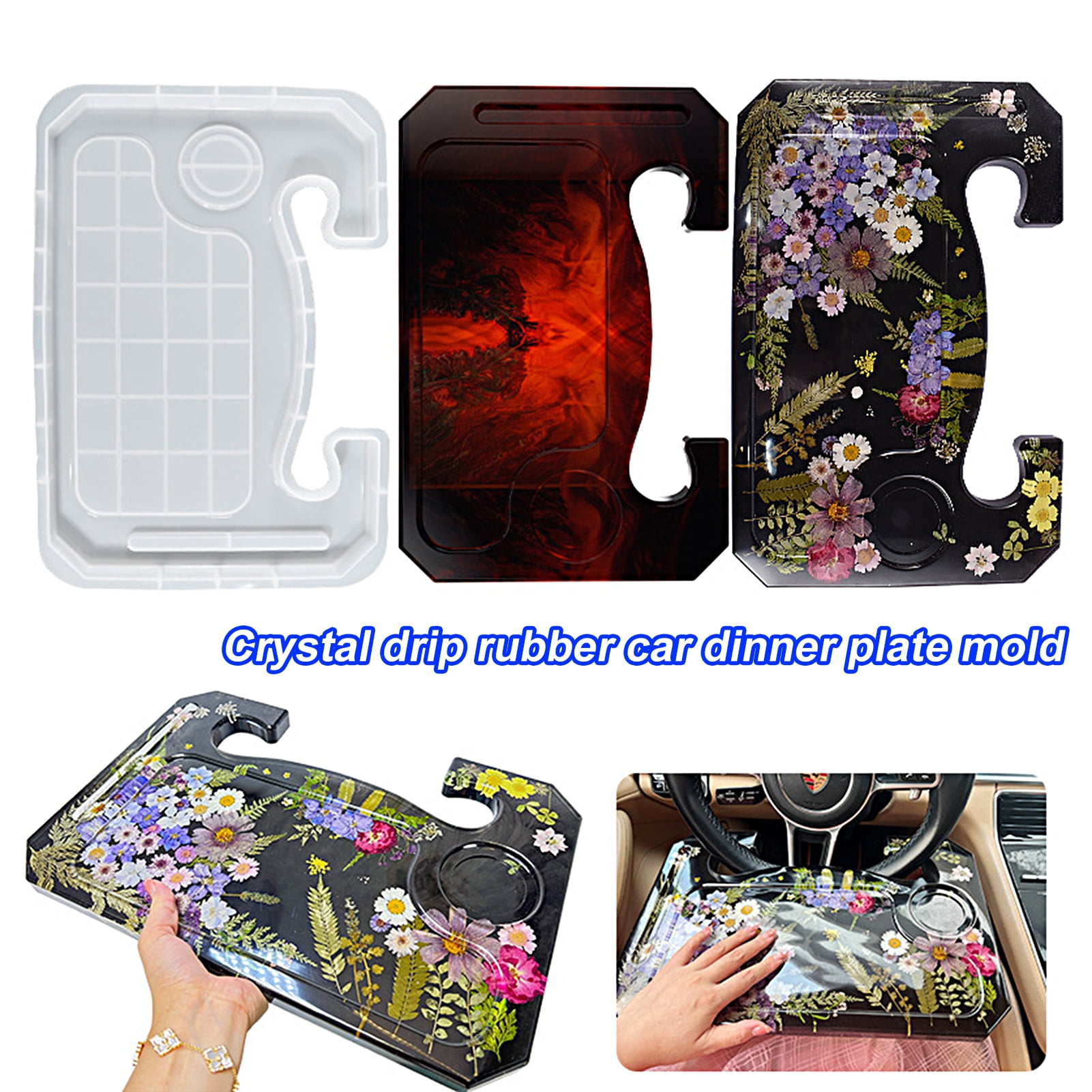 Hadanceo Car Steering Wheel Table Mold Easy Demoulding Antideformed