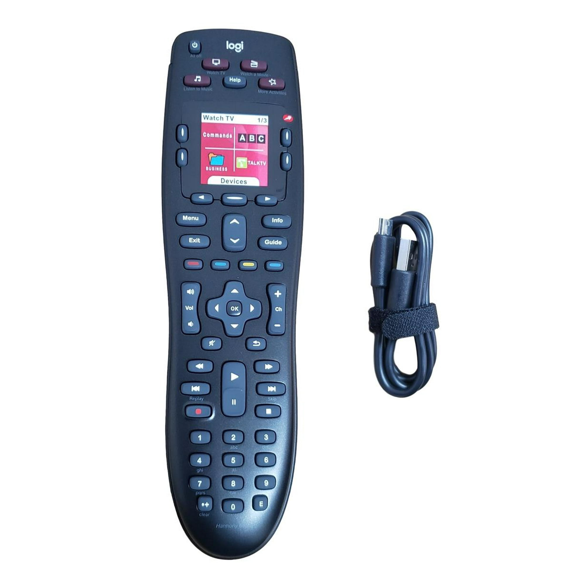 Logitech Harmony 665 Universal Remote Control 915-000293 Apple Roku - Non-Retail Packaging | Walmart