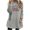 Gray10, variant on Darzheoy Womens Tops Fall Winter Thermal Drop Shoulder Pullover Thickened Sweatshirts Hoodless Printed Solid Color Pocket Plush Christmas Long Sleeve Blouses