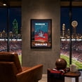 thumbnail image 3 of FIFA World Cup 2026 Dallas Host City Framed Poster - Shadow Box - Glass - 19.5x28, 3 of 9