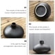 thumbnail image 4 of 1 unid jarrón cerámico artesanía decoración chino zen cerámico jarrón ornamento (s redondo negro), 4 of 7