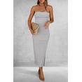 thumbnail image 3 of Vestido PRETTYGARDEN de Verano Strapless Bodycon Maxi XL, 3 of 5