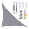 thumbnail image 1 of Sunshade Awnings Waterproof Angle With Fixing Kit And 3 Ropes Patio Uv Block Oxford Cloth 4*4*57M Garden Canopy, 1 of 2