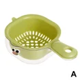 thumbnail image 1 of Cesta de drenaje con asa, forma de pico de pato, dopamina, bonito filtro de agua para el hogar, capa gruesa, para verduras, una doble en la cesta de lavado, dos A4V6, 1 of 6