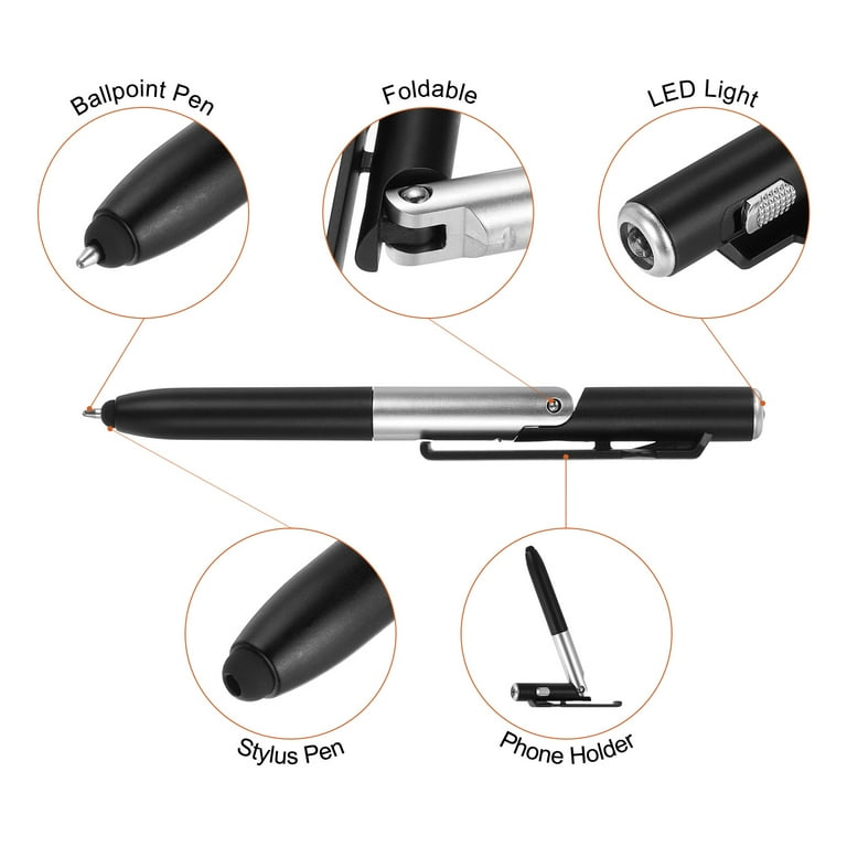 5pcs Multifunction Stylus Pen Capacitive Touch Screen Ballpoint - Main Image