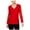 Red - realred, variant on I.N.C Womens Burnout Illusion Knit Blouse, Red, X-Small