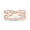 Rose Gold Over Sterling Silver, variant on AFFY 0.40CT Moissanite Diamond Infinity Guard Enhancer Ring for Women 18K White Gold over Silver-4
