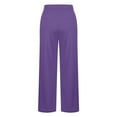 thumbnail image 4 of Staki Girls Flared Leggings Girls Athletic Leggings Kids Dance Workout Running Yoga Pants 6-10Y 11-15Y(Purple,6-7 Years), 4 of 5