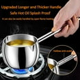 thumbnail image 2 of 0.5qt Long Handle Stainless Steel Saucepan, 2 of 7