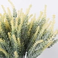 thumbnail image 2 of MINKUROW Artificial Lavender Flowers Fake Plants with Faux Plastic Wedding Bouquet for Table Centerpieces Home Kitchen Garden Farmhouse Decor 8Pcs Yellow, 2 of 7