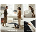 thumbnail image 3 of CHIC HOUSE Corduroy Modular Couch Seat,Single Convertible Sofa Module,Oversized Sectional Unit with Chenille Fabric for Living Room, 3 of 9