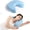 Blue, variant on COOKCOK Side Sleeper Pillow for Adults, Ergonomic Memory Foam Pillow with Arm Hole for Neck and Shoulder Pain, Shoulder Pillow for Side Sleepers, Blue