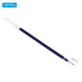 thumbnail image 3 of Uxcell 130mm Ballpoint Pen Refills 0.5mm Tip Black Gel Ink Pen Refill, Blue 50 Pcs, 3 of 5