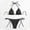 Black, variant on Saving UTSJKR Triangle Bikini for Women 2 Piece Halter Bikini Sets Sexy High Cut Bathing Suit Side Tie Swimsuits Black 8-12