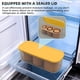 thumbnail image 4 of Bandeja de Silicona para Cubitos de Hielo con Tapa para Vasos de 20 A 40 Onzas, 3 Moldes Cilíndricos Huecos para Cubitos de Hielo para , Reutilizable Grande B, 4 of 5