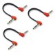 thumbnail image 1 of Cable de Conexión para Guitarra M MAKA Rojo de 8 Pulgadas para Pedales de Efectos, 1 of 2